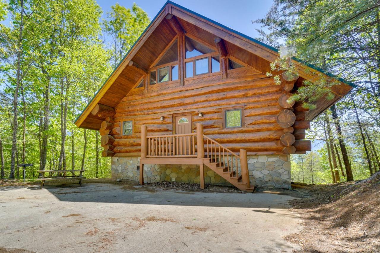 Smoky Mountain Vacation Rental Cabin With Hot Tub! Gatlinburg Bagian luar foto